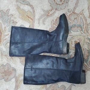 Kickers tall leather boots